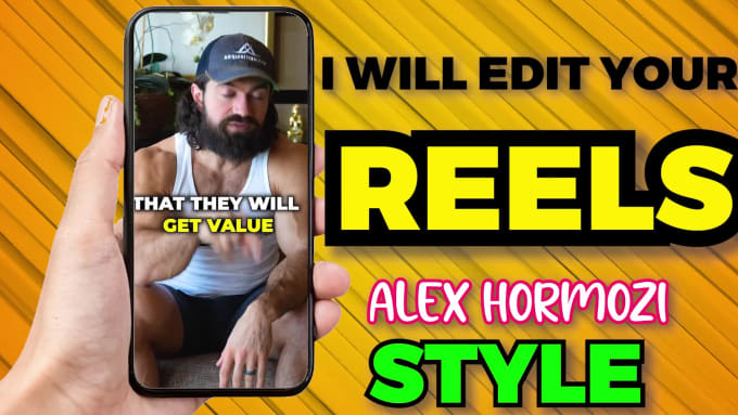 Edit Your Reels Tiktok Videos And Youtube Shorts Like Alex Hormozi By