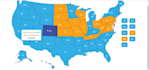 clickable interactive map USA map, svg map, site, rv map, vector map world map