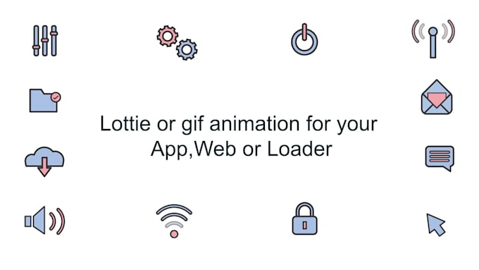 do lottie and gif animation for web and app