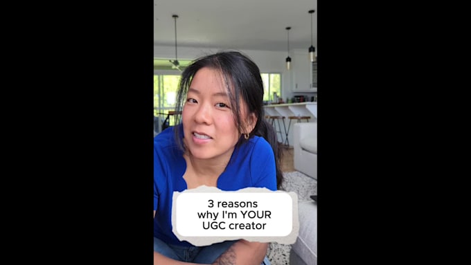create ugc videos and be a female spokesperson for paid ads