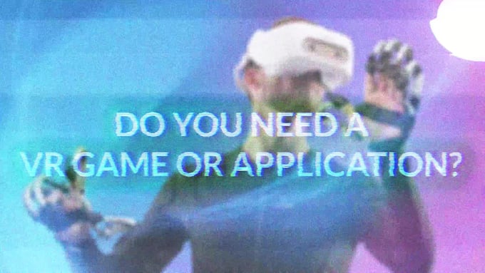 develop a VR app or game using unity