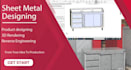 design sheet metal cad model, manufacturing drawing, dxf ready for cnc