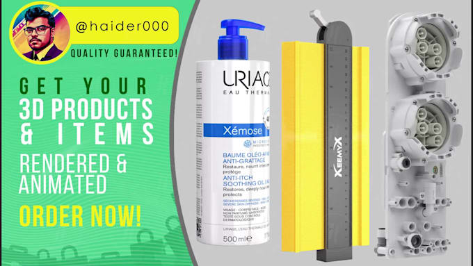 do 3d product modeling and realistic rendering and animations
