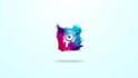 create particles logo intro animation for youtube
