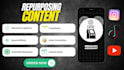 repurpose and edit content for just 20 dollars