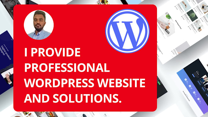 develop professional and responsive wordpress website