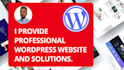 develop professional and responsive wordpress website