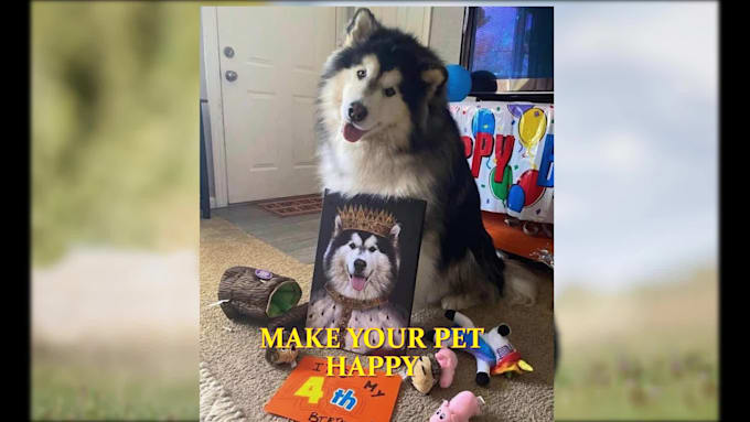 create a custom pet portrait, dog portrait, cat portrait