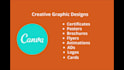 design creative posters and certificates on canva