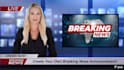 create a breaking news spokesperson video