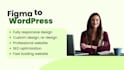 turn figma design to wordpress website, figma to elementor