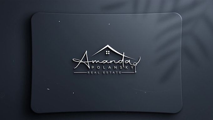 design real estate agent and realtor or mortgage logo