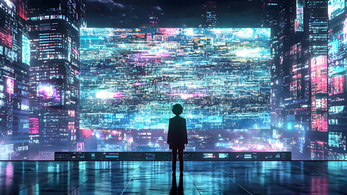 compose cyberpunk anime and rock music for your video game