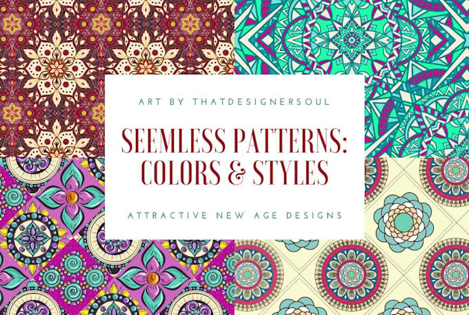 design seamless patterns for textile