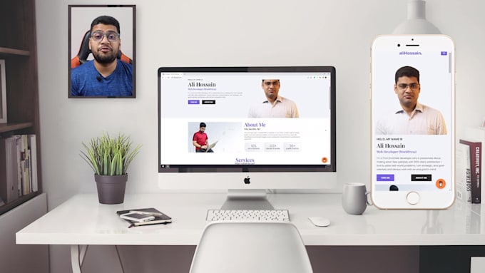 create a personal portfolio or business portfolio website
