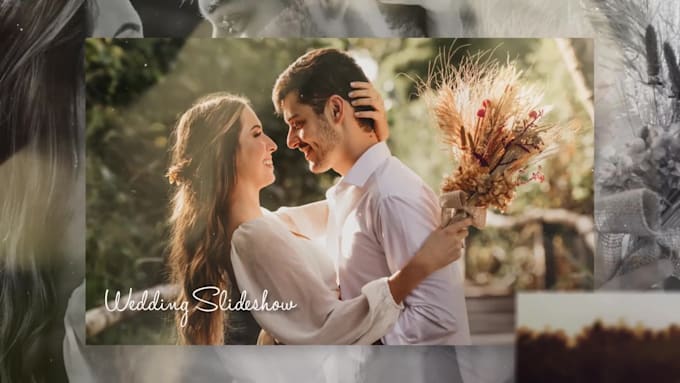 create photo slideshow video for wedding, birthday, anniversary