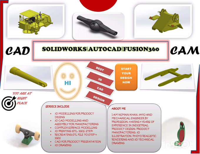 do 3d models and 2d drawings in solidworks, fusion360