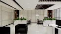 design a modern and efficient office interior and layout
