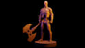sculpt quality character model for 3d printing, miniatures or collectibles