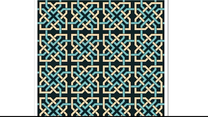 create seamless geometric patterns, islamic patterns design