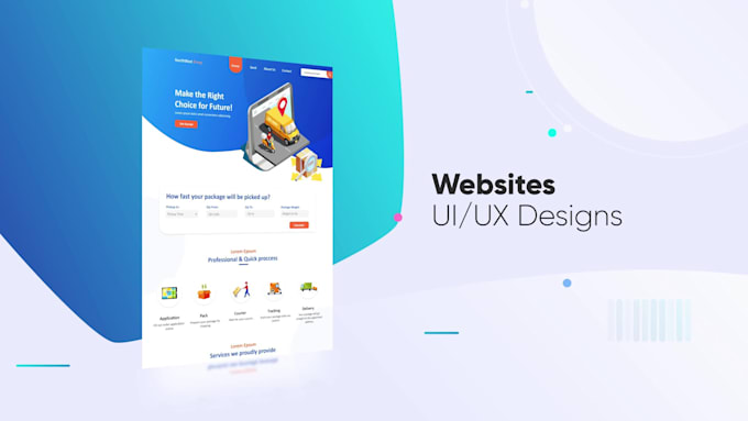 design a dynamic website UI UX or wireframe and prototype