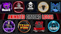 design creative animated discord logo and banners