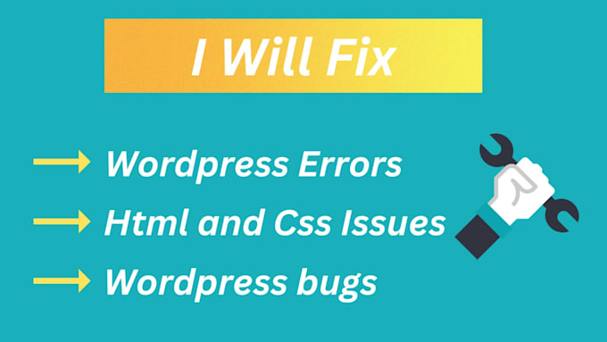 fix wordpress bugs errors and issues in your website