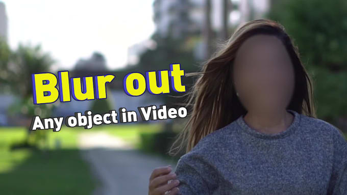 professionally blur faces or any object in video