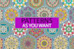 design custom seamless pattern for textile and others