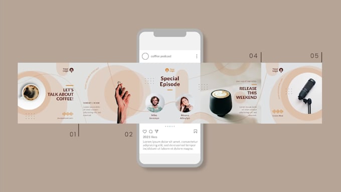 create instagram social media carousel for stunning posts