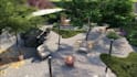 do backyard landscape design, garden, pool, patio, fireplace