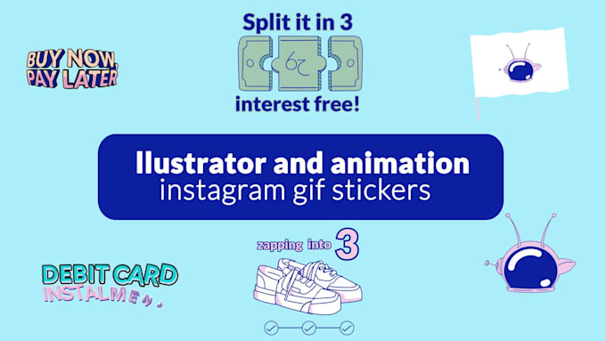 create custom animated GIF stickers for your logo or icons