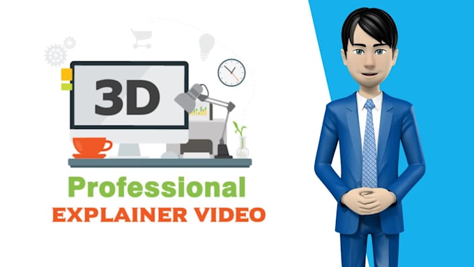 create a professional explainer video with 3d spokesperson