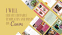 design editable templates and posts on canva