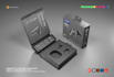 design modern and luxury packaging box and product label