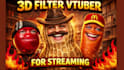 create a custom vtuber ar filter for snap camera lens studio ready to stream