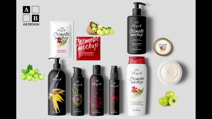 do  professional product mockup and packaging design within 10  hours