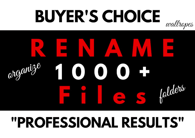 rename bulk images, files or folders