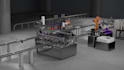 do 3d industrial animation warehouse production animation robotics arm animation