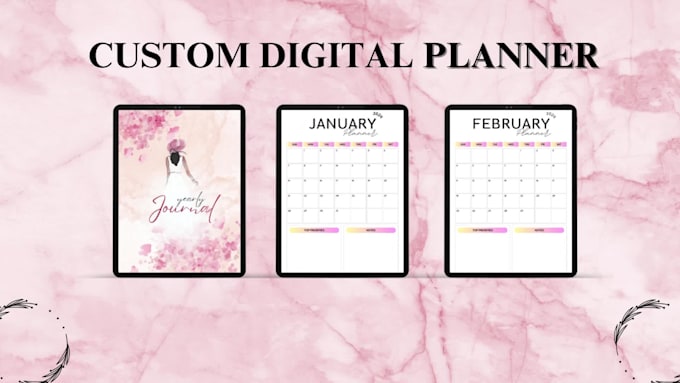 design planner, calendar, journal for etsy and kdp
