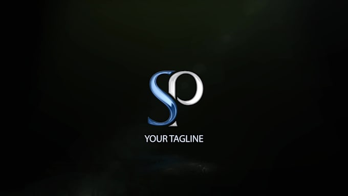 create a minimalistic youtube intro, logo animation
