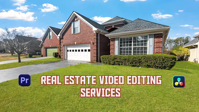 do luxury real estate walkthrough and home tour video editing
