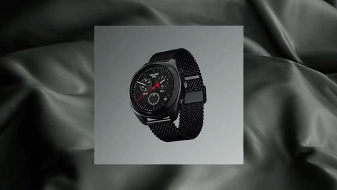 create realistic 3d watch animation product video ads for brands amazon shopify