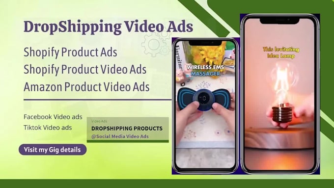 create dropshipping video ads product video ads for facebook ig ads