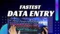 do fastest data entry, copy paste, web research and excel work