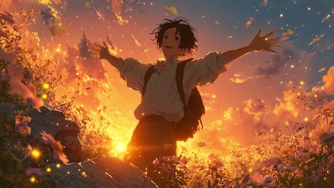 create chill lofi animation loops, music video, and gifs