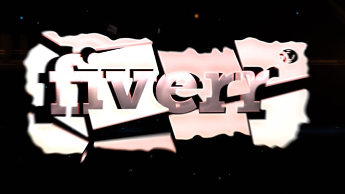 create eye catching galaxy space logo intro