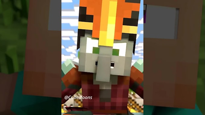 make cruixie a minecraft 3d animation movie clip video for you