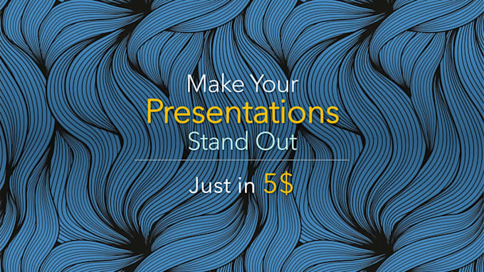design eye catchy powerpoint presentation in just 24 hours