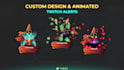 make animated alerts for your gaming channel twitch,youtube